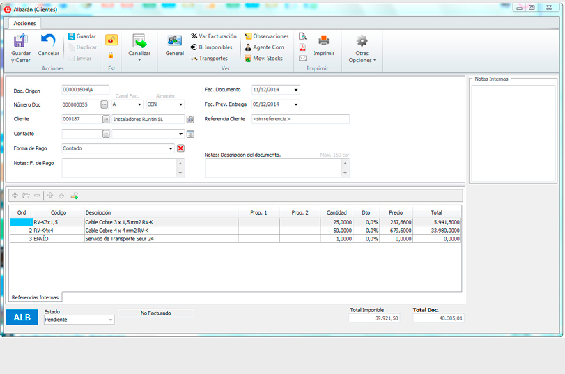 Generación de documentos